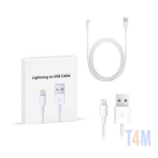  FAST LIGHTNING CABLE OD4.5 FOR IPHONE 5G/6G/7G/8G/X 3.1A WHITE